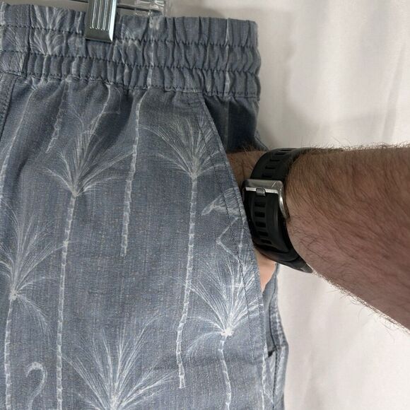 Hurley Board Shorts Men's XL Grey Flamingo Pull On Drawstring Pockets - Picture 4 of 8